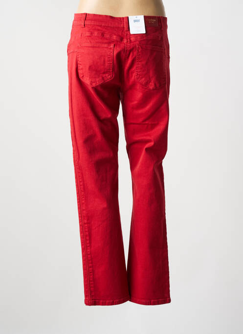 Blugi cu croială dreaptă roșu C'EST BEAU LA VIE femeie