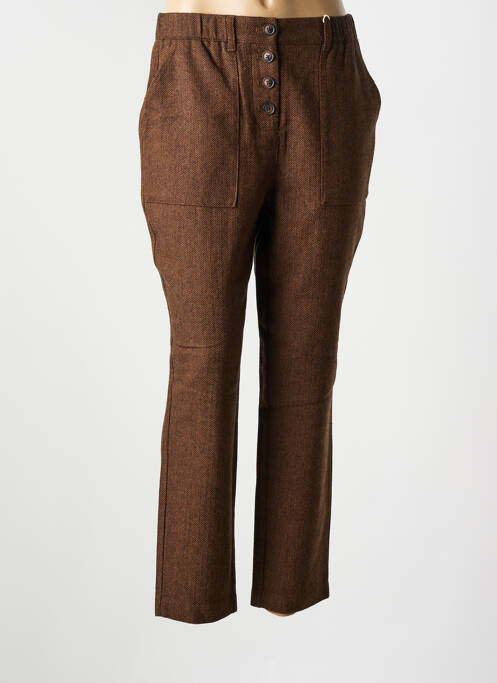Pantalon chino maro C'EST BEAU LA VIE femeie