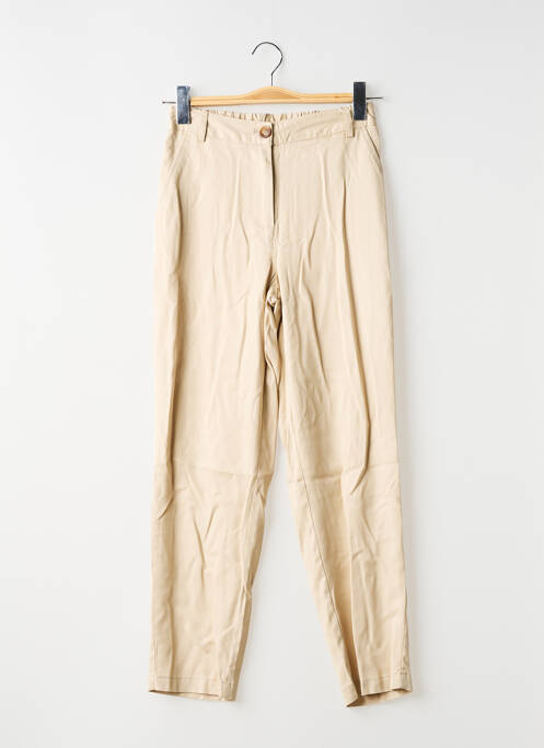 Pantalon chino bej C'EST BEAU LA VIE femeie