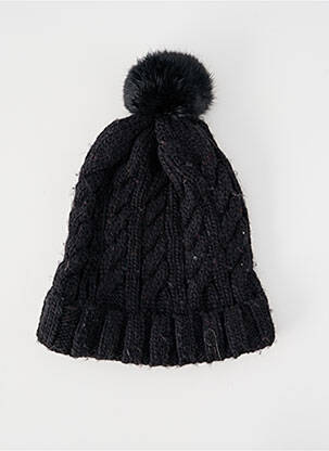 Căciulă tricot gros negru OAKWOOD unisex