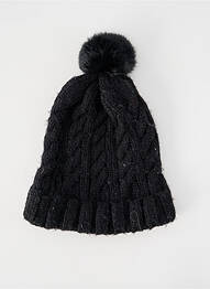 Căciulă tricot gros negru OAKWOOD unisexe