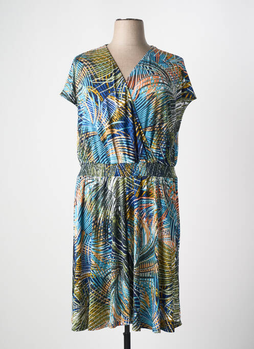 Rochie midi albastru CHRISTINE LAURE femeie