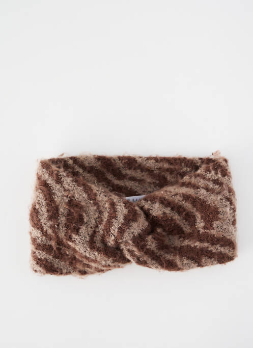 Căciulă maro PIECES femeie