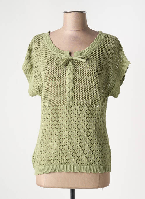 Top verde C'EST BEAU LA VIE femeie