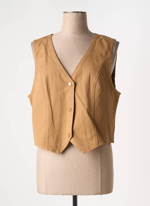 Vestă fără mâneci bej C'EST BEAU LA VIE femeie