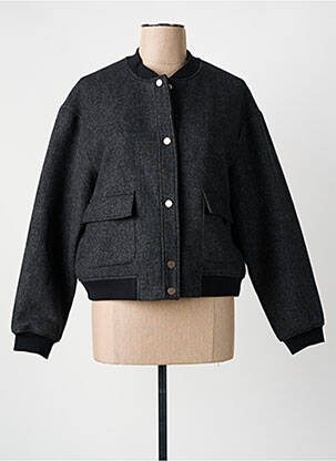 Jachete casual guler rotund gri C'EST BEAU LA VIE femeie