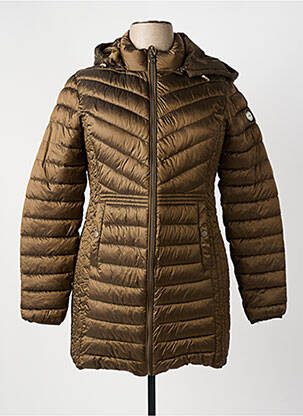 Geacă matlasată maro JULIE GUERLANDE femeie