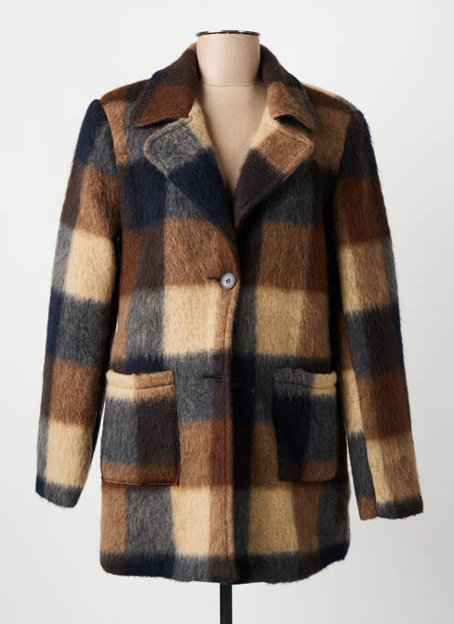 Palton scurt maro JULIE GUERLANDE femeie