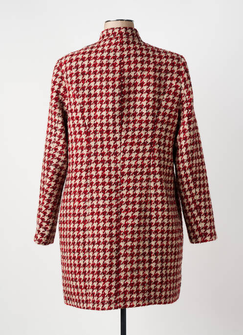 Palton lung roșu ESTEL COLLECTION femeie