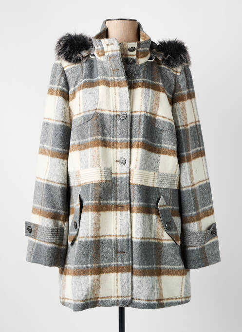 Palton scurt gri CHRISTINE LAURE femeie