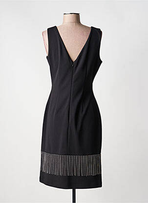 Rochie midi fără mâneci fără mâneci negru FRANK LYMAN femeie