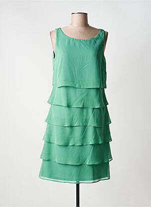 Rochie midi fără mâneci fără mâneci verde VERA MONT femeie