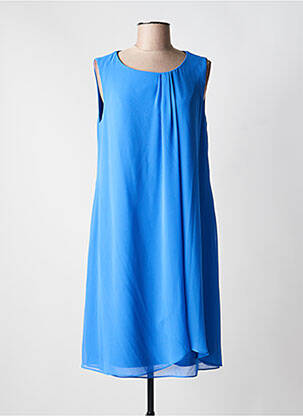 Rochie midi croială fluidă fără mâneci albastru BETTY & CO femeie