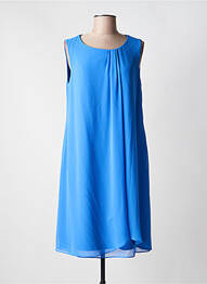 Rochie midi croială fluidă fără mâneci albastru BETTY & CO femme