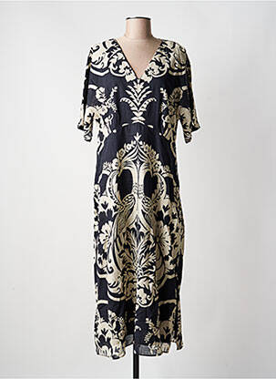 Rochie lungă negru JULIE GUERLANDE femeie