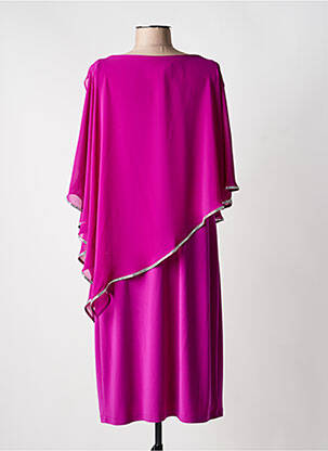 Rochie midi croială fluidă mâneci 3/4 violet JOSEPH RIBKOFF femeie