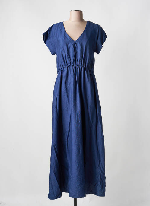 Rochie lungă albastru C'EST BEAU LA VIE femeie