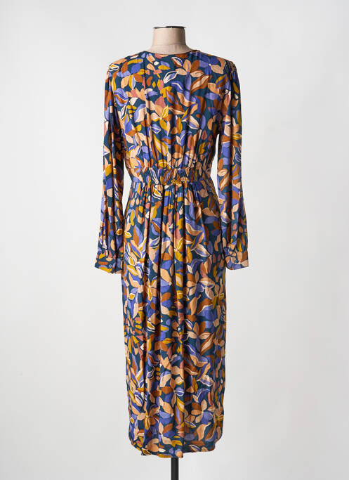 Rochie lungă albastru JULIE GUERLANDE femeie