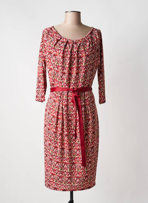 Rochie midi roșu JULIE GUERLANDE femeie