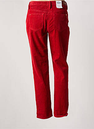Pantalon slim talie elastică mărime normală roșu C'EST BEAU LA VIE femeie