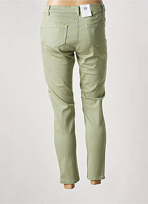 Pantalon slim elasticitate verde C'EST BEAU LA VIE femeie