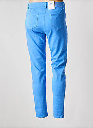 Pantalon slim elasticitate albastru C'EST BEAU LA VIE femeie