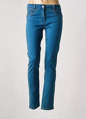 Blugi cu croială slim albastru C'EST BEAU LA VIE femeie