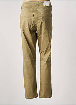 Pantalon slim țesătură poplin mărime normală verde BETTY BARCLAY femeie