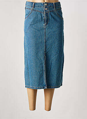 Fustă midi albastru C'EST BEAU LA VIE femeie