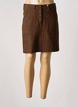 Fustă scurtă maro C'EST BEAU LA VIE femeie