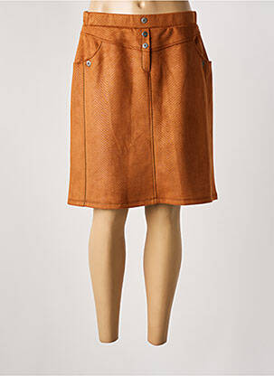 Fustă midi maro GUY DUBOUIS femeie