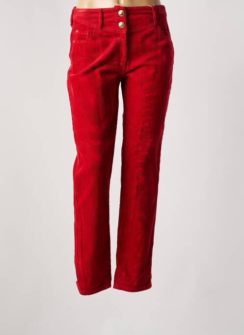 Pantalon slim roșu C'EST BEAU LA VIE femeie
