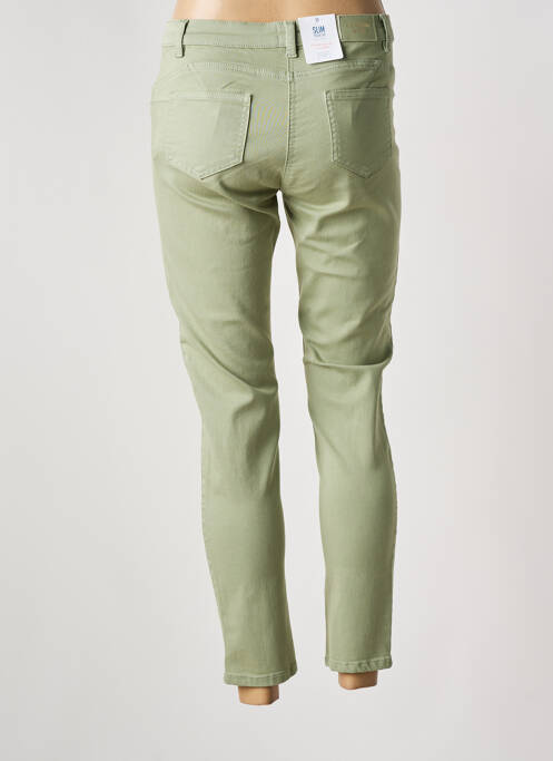 Pantalon slim verde C'EST BEAU LA VIE femeie