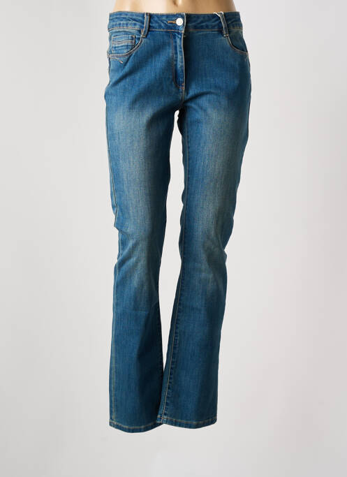 Blugi cu croială dreaptă albastru C'EST BEAU LA VIE femeie