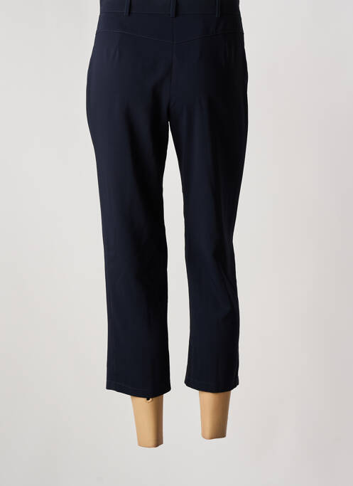 Pantalon trei sferturi croială dreaptă mărime normală albastru CHRISTINE LAURE femme