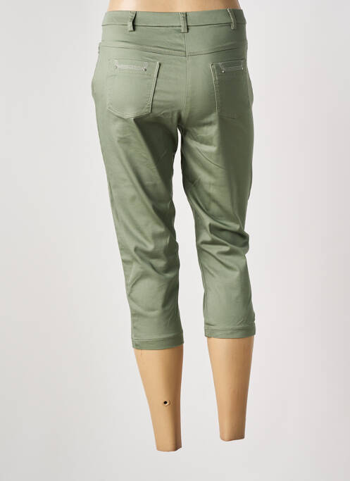 Pantalon trei sferturi verde CHRISTINE LAURE femeie