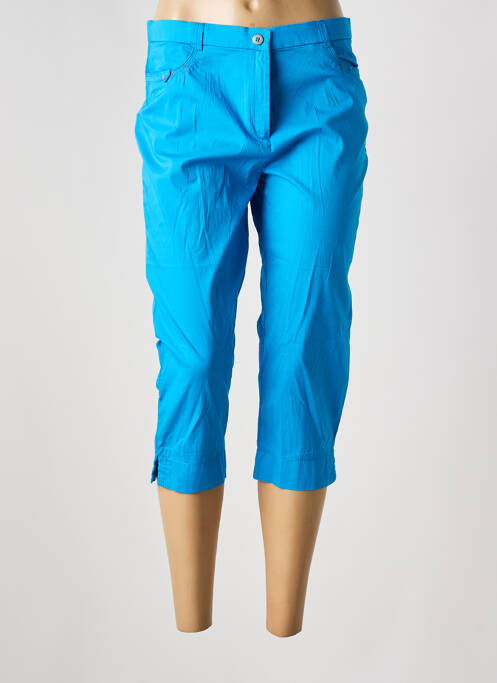 Pantalon trei sferturi albastru CHRISTINE LAURE femeie