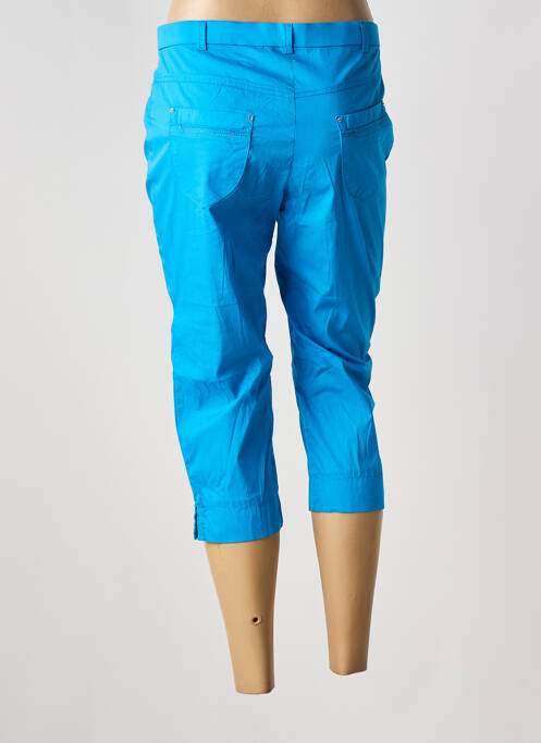 Pantalon trei sferturi albastru CHRISTINE LAURE femeie