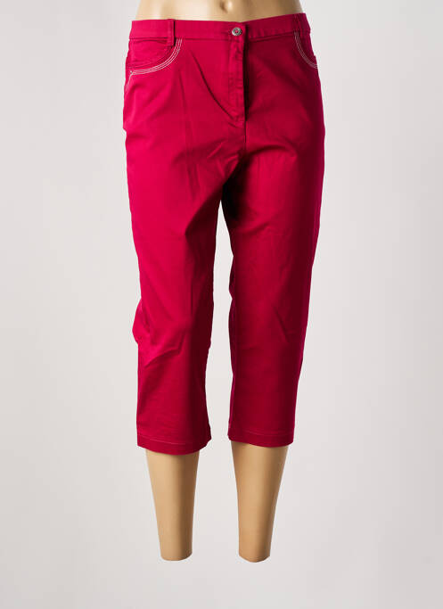 Pantalon trei sferturi roz CHRISTINE LAURE femeie