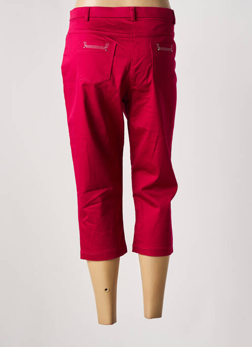 Pantalon trei sferturi roz CHRISTINE LAURE femeie