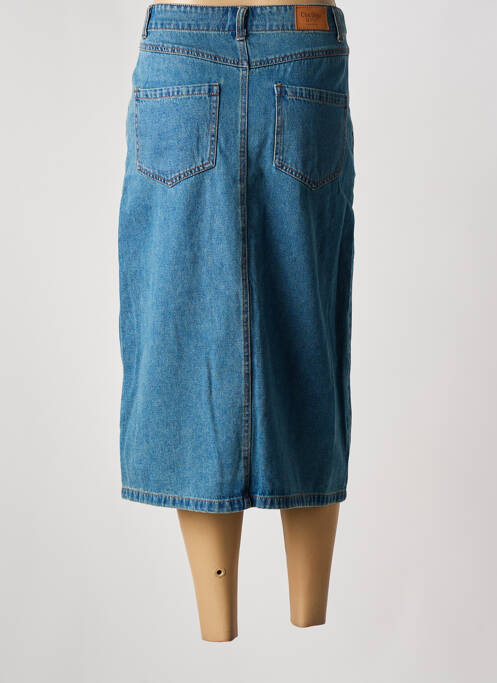 Fustă midi albastru C'EST BEAU LA VIE femeie