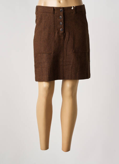 Fustă scurtă maro C'EST BEAU LA VIE femeie