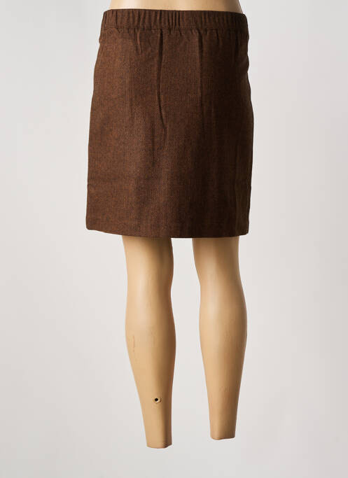 Fustă scurtă maro C'EST BEAU LA VIE femeie