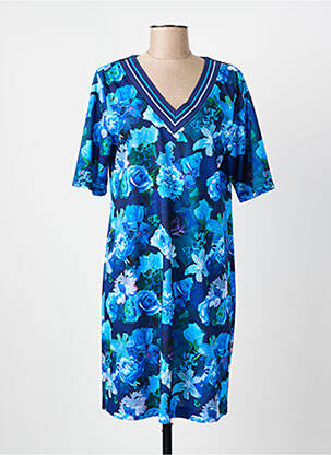 Rochie scurtă mâneci scurte mâneci scurte albastru PAUL BRIAL femeie