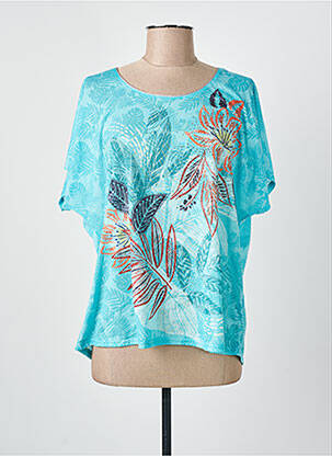 Tricou albastru CHRISTINE LAURE femeie