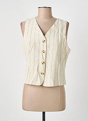 Vestă fără mâneci bej MD'M femeie