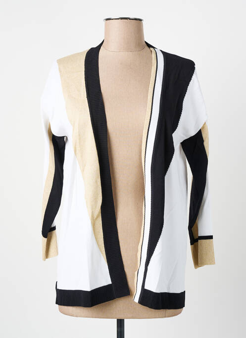 Vestă cu mâneci lungi alb SCORZZO femeie