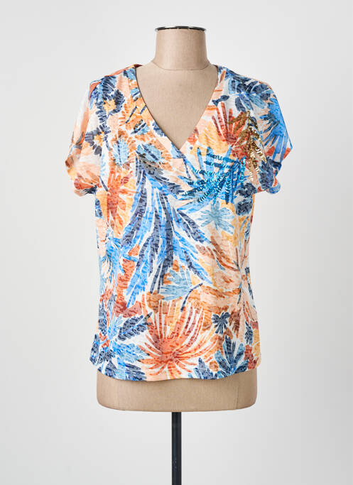 Tricou albastru CHRISTINE LAURE femeie