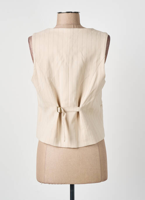 Vestă fără mâneci bej K-DESIGN femeie