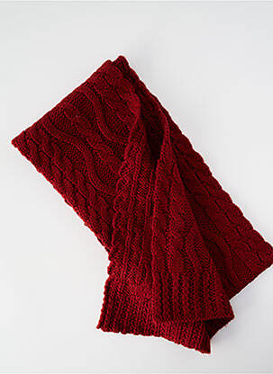 Eșarfă tricot gros roșu 2 TWO femeie